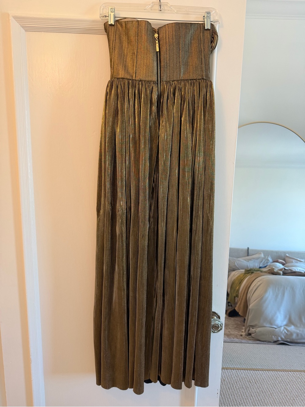 Bronx and Banco Florence Strapless Gown in Gold - Picture 5 of 7
